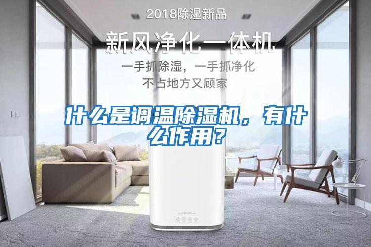 什么是調溫除濕機,有什么作用?