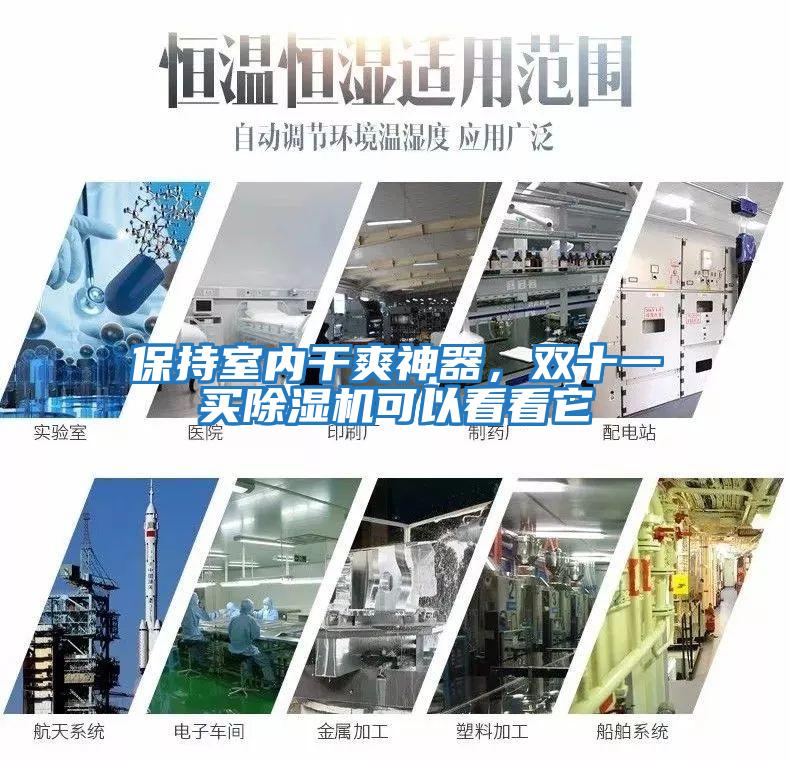 保持室內干爽神器，雙十一買除濕機可以看看它