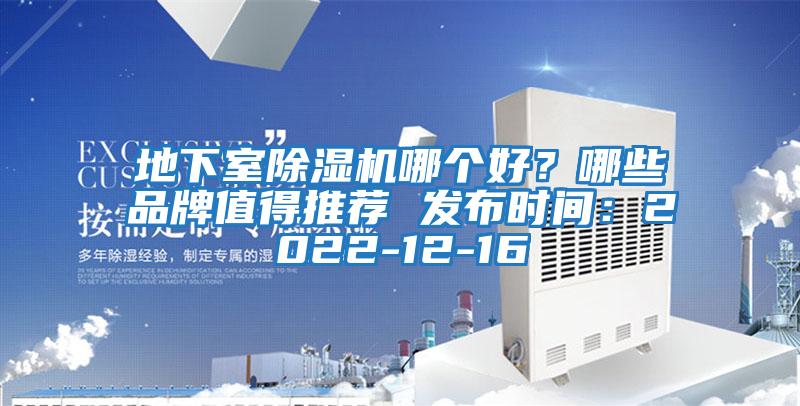 地下室除濕機哪個好？哪些品牌值得推薦 發布時間：2022-12-16