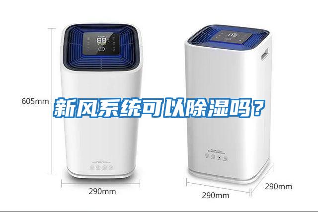 新風系統(tǒng)可以除濕嗎？