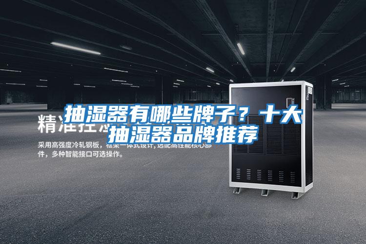 抽濕器有哪些牌子？十大抽濕器品牌推薦