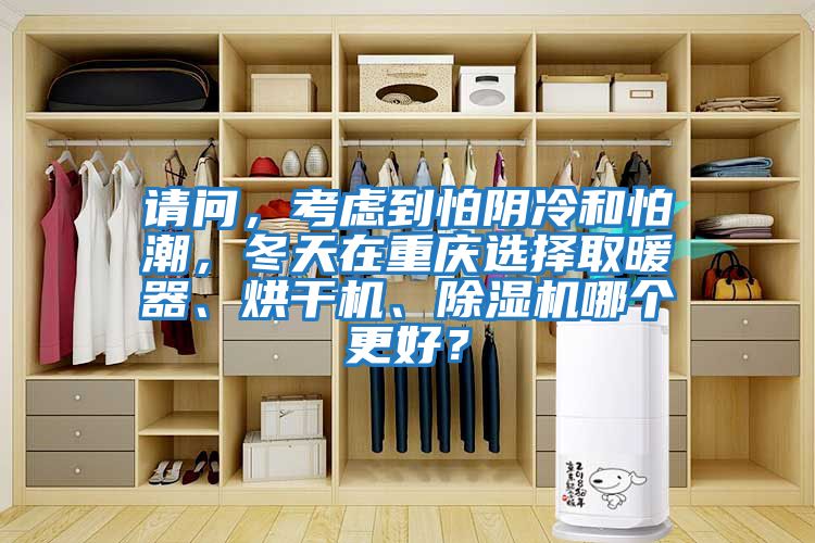請問，考慮到怕陰冷和怕潮，冬天在重慶選擇取暖器、烘干機、除濕機哪個更好？
