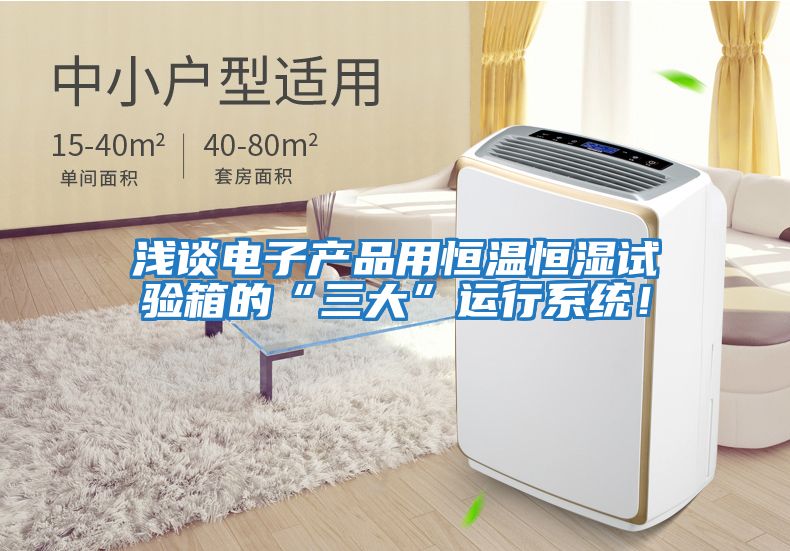淺談電子產品用恒溫恒濕試驗箱的“三大”運行系統！