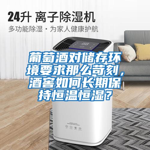 葡萄酒對(duì)儲(chǔ)存環(huán)境要求那么苛刻，酒窖如何長(zhǎng)期保持恒溫恒濕？